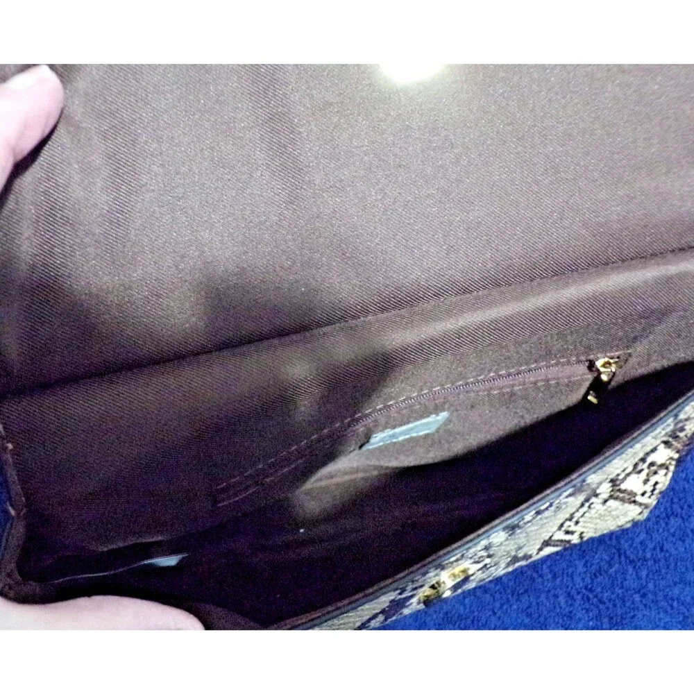 a new day  Faux SnakeSkin Satchel Handbag‎ with Handle Snap Closure NW/OT